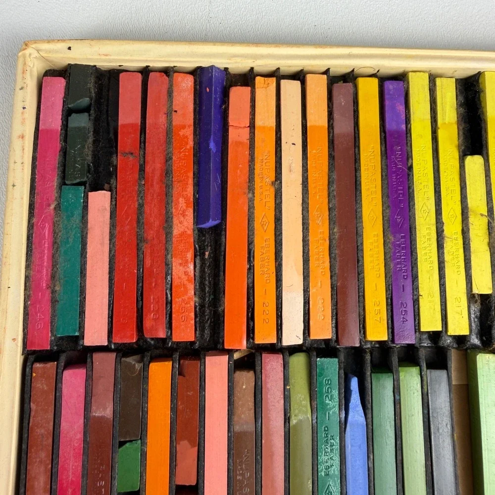 Eberhard Faber Nupastel Color Sticks Vintage Art Drawing Set Multi Color